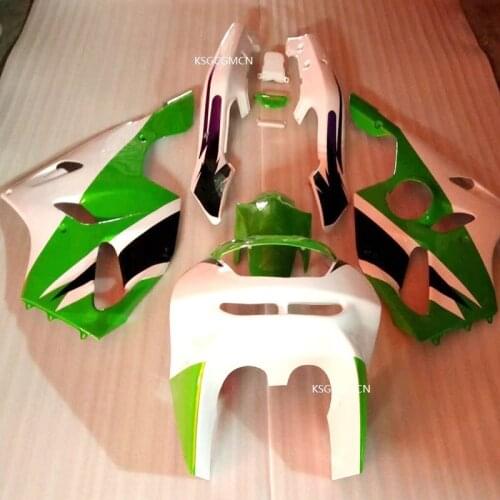 Hot Green white fit For KAWASAKI NINJA ZX6R 94-97 ZX 6R ZX-6R 94 95 96 97 ZX-6R 1994 1995 1996 1997 Fairings set green
