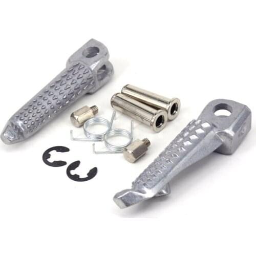 Motorcycle Front Footrests Foot Pegs for Kawasaki Ninja ZX6R ZX10R ZX-6R Z1000 Z750 ER6F