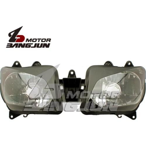 Motorcycle Black Headlight Headlamp Head Lights Lamps Assembly For Yamaha YZF1000 R1 1998-1999