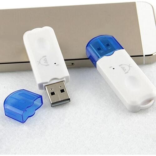New Auto Car Wireless USB Bluetooth Adapter Music + Call Audio Receiver Handsfree