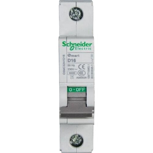 Original Export Type C 1P 50A 63A Thermal Magnetic Miniature Circuit Breaker Electrical Air Switch 230VAC 50HZ 6KA