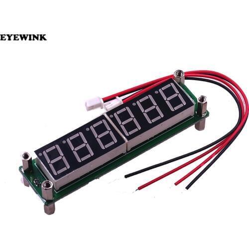 PLJ-6LED-A frequency meter frequency display module frequency measurement module 0.1MHz~65MHz