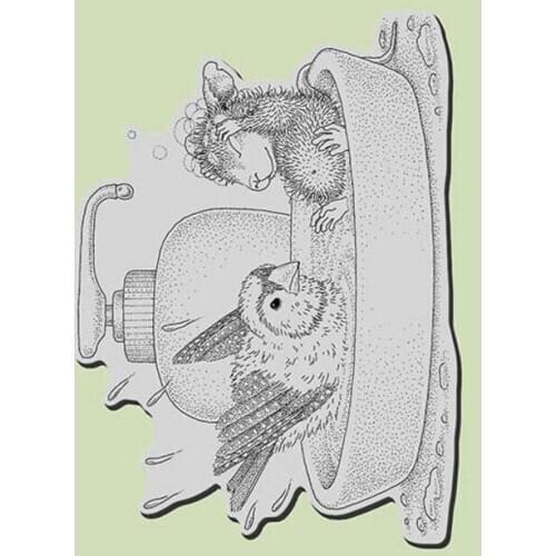 Mice and BirdsTransparent Clear Silicone Stamp/Seal for DIY scrapbooking/photo album Decorative clear stamp A1006