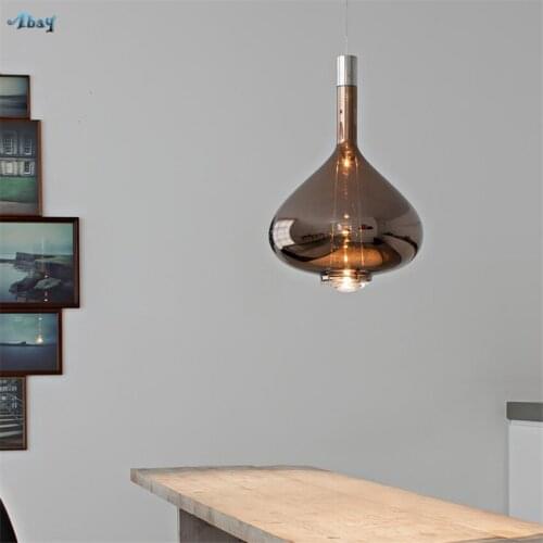 Sky-full Luster Luxurious Long Glass Pendant Lights Nordic Bedroom Bedside Living Dining Room Villa Modern Hanging Lamp Fixtures