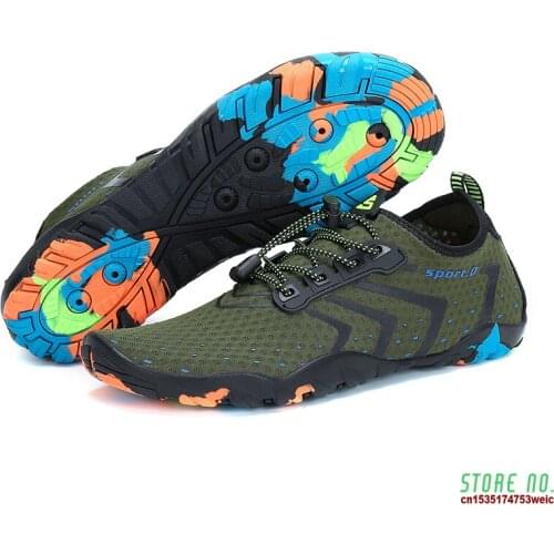 Men Aqua Shoes Summer Breathable Sandals Quick Drying Swimming Water Shoes Women Non Slip Wading Slippers For Beach Sea Vacation