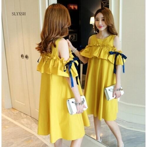 SLYXSH New Maternity Dresses Summer Short sleeve Beach Dresses White Lace Maternity Pregnant Dress Photography Dresses