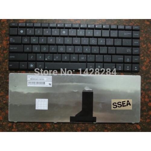 SSEA New laptop US Black Keyboard For ASUS K43 K43BR K43BY K43E K43TA K43TK K43U K43S X43 A43