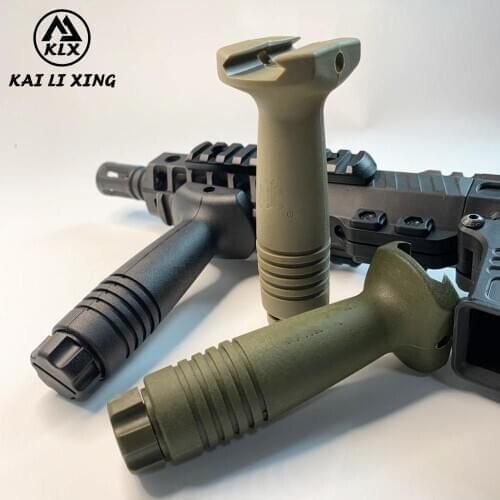 Airsoft Tactical Knight Nylon Vertical Grip Outdoor CS Tactical Hobby DIY Kit Club Accessories TD for all 20MM Slide Rail Toys
