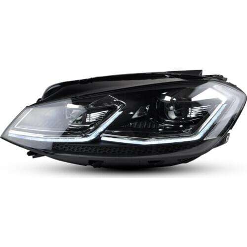 ADT Golf 7 R20 TDI TSI ledHead Lights 2013-2017 Golf7 MK7 Dynamic LED head Light Golf 7.5 MK7.5 LED Angel Eyes headlights