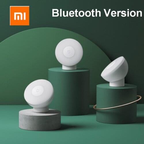 Xiaomi Mijia Led Induction Night Light 2 Lamp Adjustable Brightness Infrared Smart Human Body Sensor with Magnetic Base