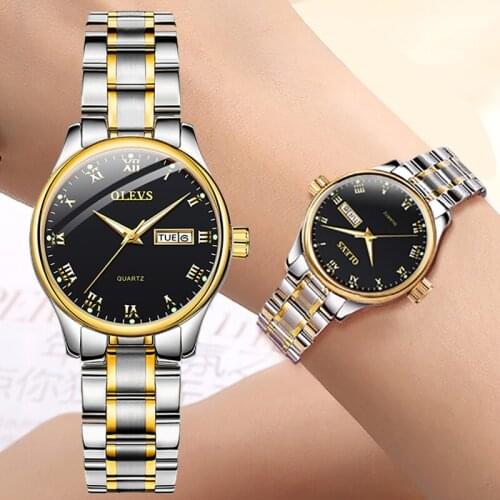 OLEVS Creative New Fashion Ladies Watch Quartz Waterproof Classic Luxury Brand Ladies Watch Stainless Steel Strap Watch 5568