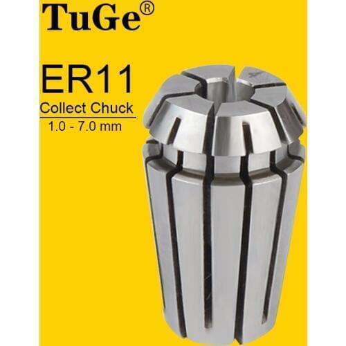 0.008mm ER11 1/2/3/4/5/6/7/3.175/6.35 Collect Set Milling Collect Chuck Tool CNC Spindle Spring Collect Spring Chuck CNC holder