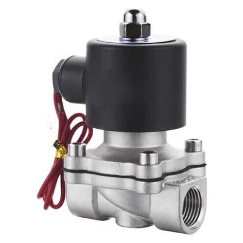 1 1/4 inch Stainless Steel Electric solenoid valve Normally Closed IP65 Square coil water solenoid valve