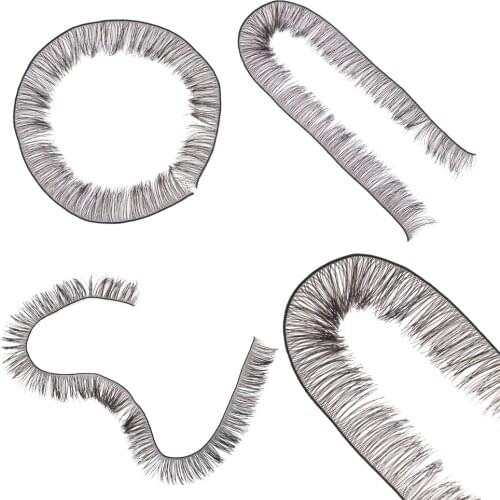 5Pcs Kids DIY Doll False Eyelashes Dolls Accessories Black Brown 20cm Length Eye Lash Children Toy Decoration Holiday Gifts