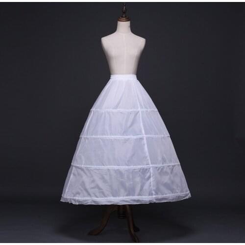 White Adult Petticoat weddng gowns 4 Ring wedding Dress Accessories Underskirt Elastic Drawstrin Ball Gowns Hoops