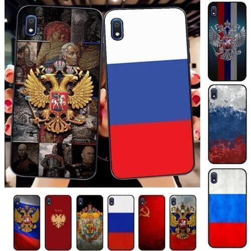 FHNBLJ russia Flag coat of arms Phone Case for Samsung A30s 51 71 10 70 20 40 20s 31 10s A7 A8 2018