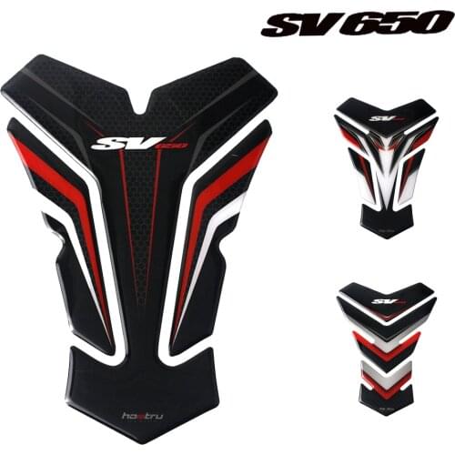 For Suzuki SV650 SV 650 SV650A SV650X ABS 3D Resin Tank Pad Protector for Motorcycle Decal Sticker