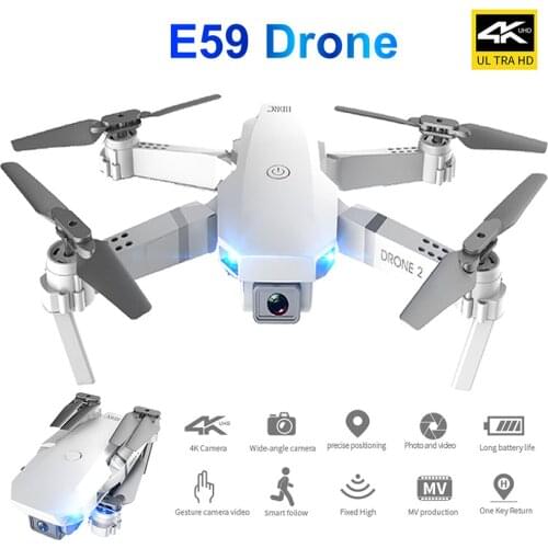 RC Drone Quadcopter UAV with 4K HD WIFI FPV Camera Foldable Quadrocopter Flying Aircraft Remote Control Dron Gifts for Boyfriend