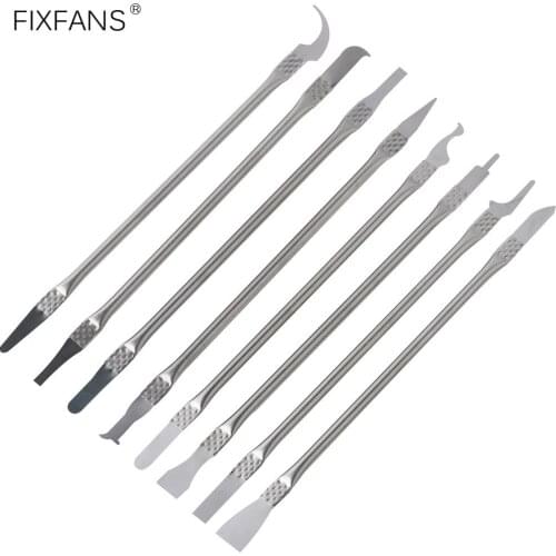 FIXFANS 8 in 1 IC Chip Repair Tools Set CPU Remover for Mobile Phone Laptop Motherboard BGA Repair Glue Removal Cleaning Tool