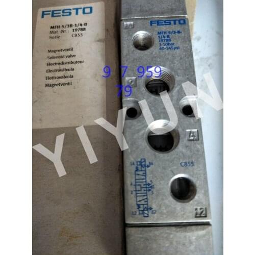 MFH-5/3G-3/8-S-B 31317 MFH-5/3G-1/4-B 19787 MFH-5/3G-1/8-B 30484 MFH-5/3G-1/4-S-B 31001 FESTO Solenoid valve
