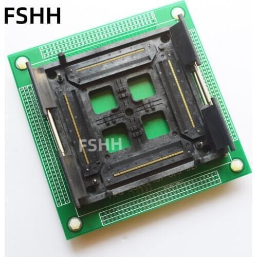 FPQ-352-0.5-527 test socket QFP352 FPQ352 LQFP352 TQFP352 ic socket Pitch=0.5mm
