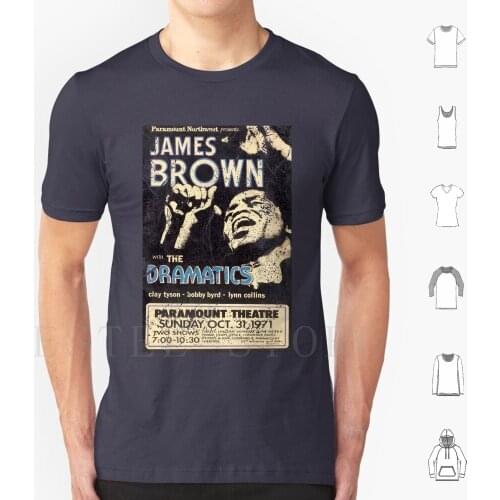 Paramount Theatre ( Distressed Design ) T Shirt Men Cotton 6Xl James Brown Funk Music Prince Jackson Bootsie Collins Michael