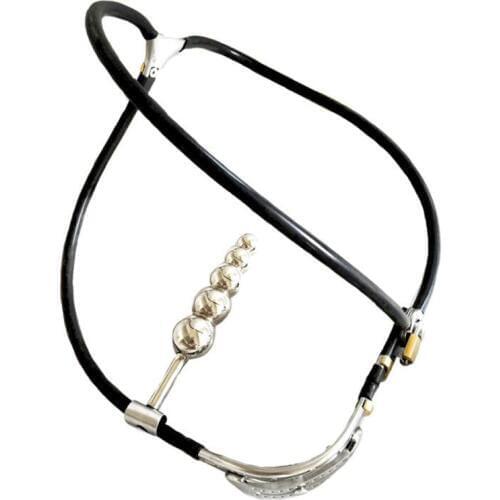 Hot Female Chastity Belt Bdsm Stainless Steel Bondage Lock Chastity Device Anal Beads Sex Restraints Bdsm Tools Adult Games Toys