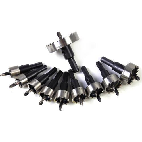 LETAOSK 16-50mm HSS Steel Saw Tip Tipped Drill Bit Hole Cutter Tool for Wood Metal Alloy