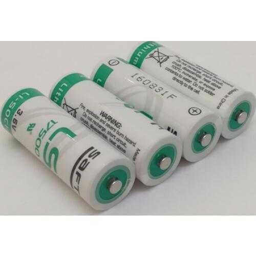 4PCS/LOT New Genuine SAFT LS17500 17500 3.6V 1100MAH Lithium Battery PLC Batteries Made in France LS 17500