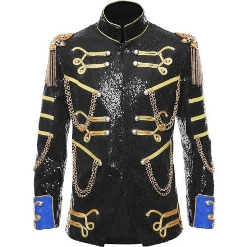 Fast Shipping Anime Cosplay Men uniform Suit Slim Fit Wedding Party Blazer Dinner Vintage Top Jacket men autumn Coat Xmas Gift