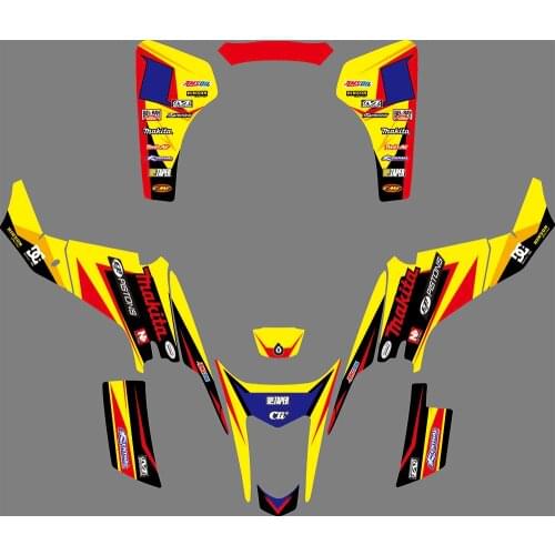 Team Graphics Decals Sticker Kit DECO For Suzuki LTZ400 LTZ 400 2003 2004 2005 2006 2007 2008