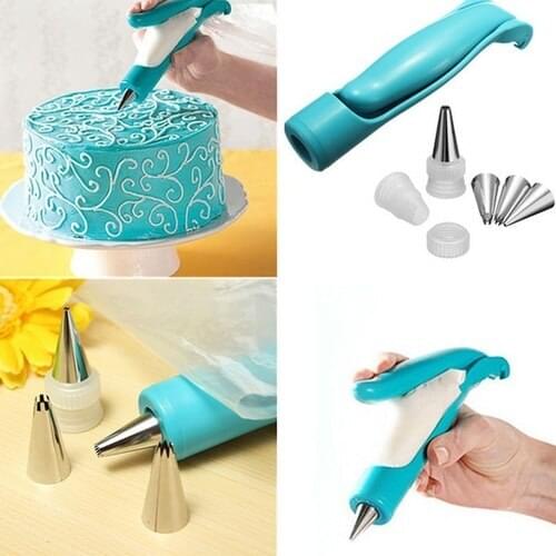 Pastry Icing Piping Bag Nozzle Tips Fondant Cake Sugar Craft Decorating Pen Set