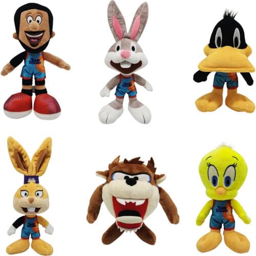 2021 New America Movie Space Jam A New Legacy Plush Toy James Bugs Bunny Daffy Duck TweetyBird Soft Stuffed Animal Doll For Gift
