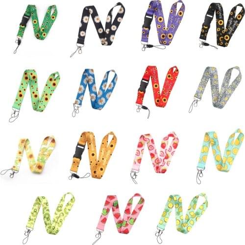 Anti-Lost Portable Neck Strap Hang Rope Key Rings Doctor Nurse Student ID Card Pass Hanging Rope Phone Anti Fall Strap Keychain