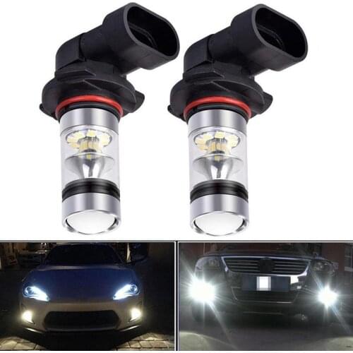 2Pcs 1200LM 6000K White Car Driving Running Lamp Auto Leds Light 12V 24V H8 H11 Led HB4 9006 HB3 9005 Fog Lights Bulb 3030SMD