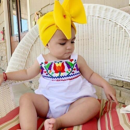 Diademas Para Bebe Turban Baby Girl Headwrap Hair Accessory Baby Headband Bow Bandeau Bebe Fille King Hui Opaska Dla Dziewczynki