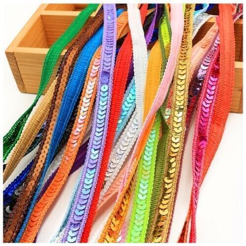 3 Yards 10mm Eequin Rope Sequin Ornament for DIY Jewelry Bracelet Necklace Party Decoration Wedding Accessories