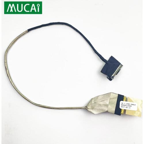 Video screen Flex cable For HP Compaq CQ42 G42 G56 CQ56 AX6 laptop LCD LED Display Ribbon cable DD0AX1LC001 DD0AX1LC000