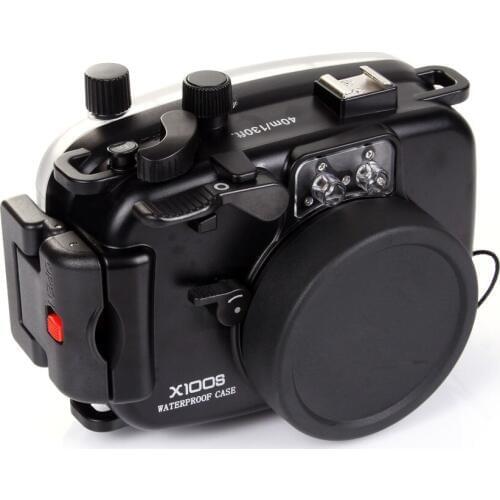 40 meters 130ft Underwater Waterproof Housing Diving Camera Case Bag for Fuji Fujifilm X100S Carema
