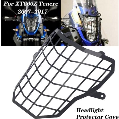 XT 660 Z Front Headlight Grille Cover Protector For Yamaha XT660Z Tenere 2007-2017 2016 2015 2014 2013 2012 2011 2010 2009 2008