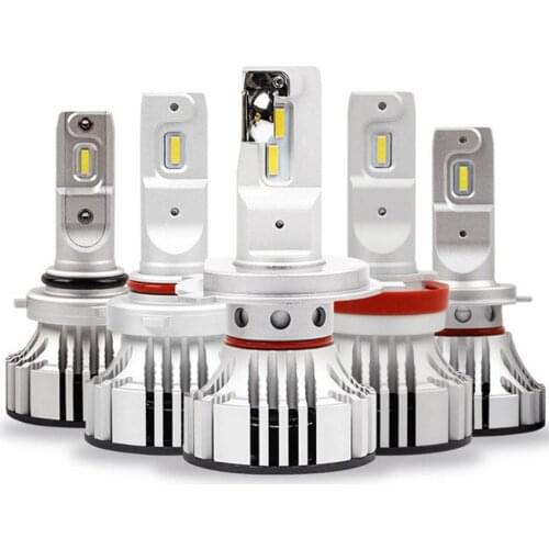 1 Set F2 CSP Chip LED Headlight H1 H4 H7 H8 H9 H11 H16(JP) 9005 9006 HB3/4 9012 Hir2 72W 12000LM FAN Adjustable Perfect Beam 6K