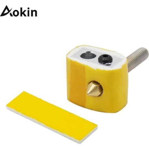 10pcs 5pcs 3mm Thickness Heating Block Cotton Heat Insulation Part For Extruder 3D Printers Parts Thick Heated Protect Tape 2