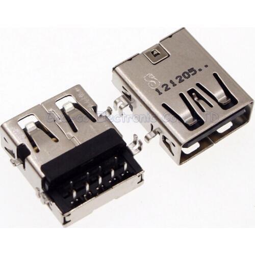 10pcs/lot 3.0 USB Jack usb 3.0 Port connector 3.0 usb female Socket for Toshiba Samsung HP ACER