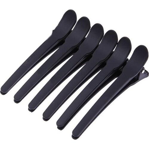 10Pcs Black Plastic Single Prong Hairstyle Alligator Hair Clip Hair Accessories Hair Styling Tool Hairpins Hairdressing