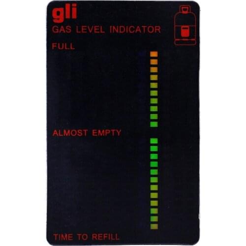 100pcs by dhl fedex Magnetic Gauge Caravan Bottle Propane Butane LPG Fuel Gas Tank Level Indicator indoor meter