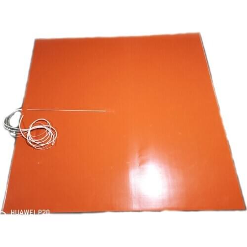 1000*1000*1.5mm 220V 3000W Heat Bed for 3d printer adhesive 1 side 100k thermistor 1000mm lead wire