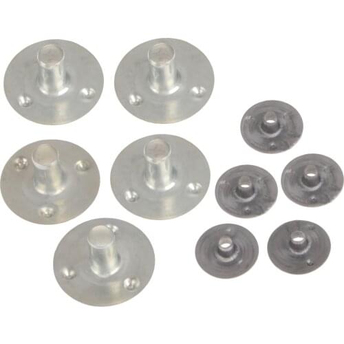 200Pcs 12.5*2.5mm 20*5mm Durable Waxed Candle Wick Metal Sustainers Candles Wicks Base Holder Useful Tools Candle Making DIY Kit