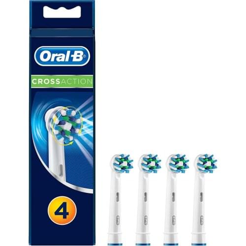 Toothbrush Replacement Head Cross Action 4 Pcs