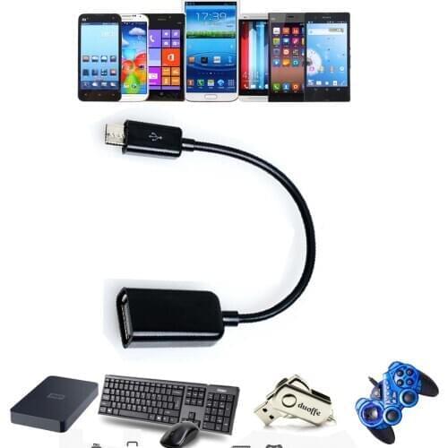 USB OTG Adaptor Adapter Cable Cord For Samsung Galaxy S Relay 4G SGH-T699 Tablet Android USB 2.0 OTG Adapter