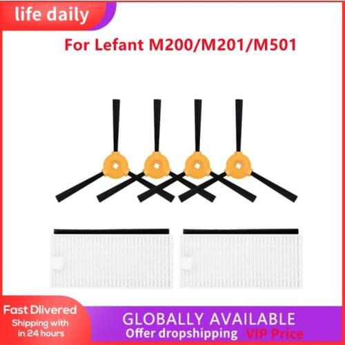 Filter Side Brush For Lefant M200/M201/M501 Robotic Spare Parts Robot Vacuum Cleaner Replacement Accessories For Home Cleaning